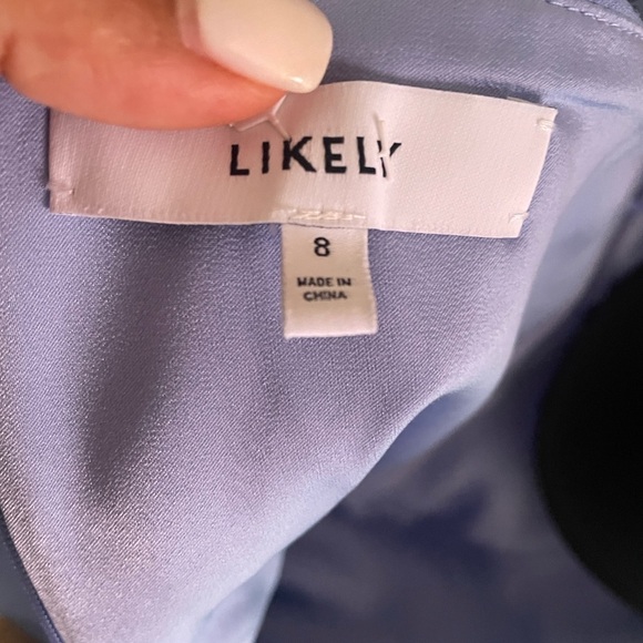 Likely Periwinkle Fringe Midi Dress - Picture 3 of 14